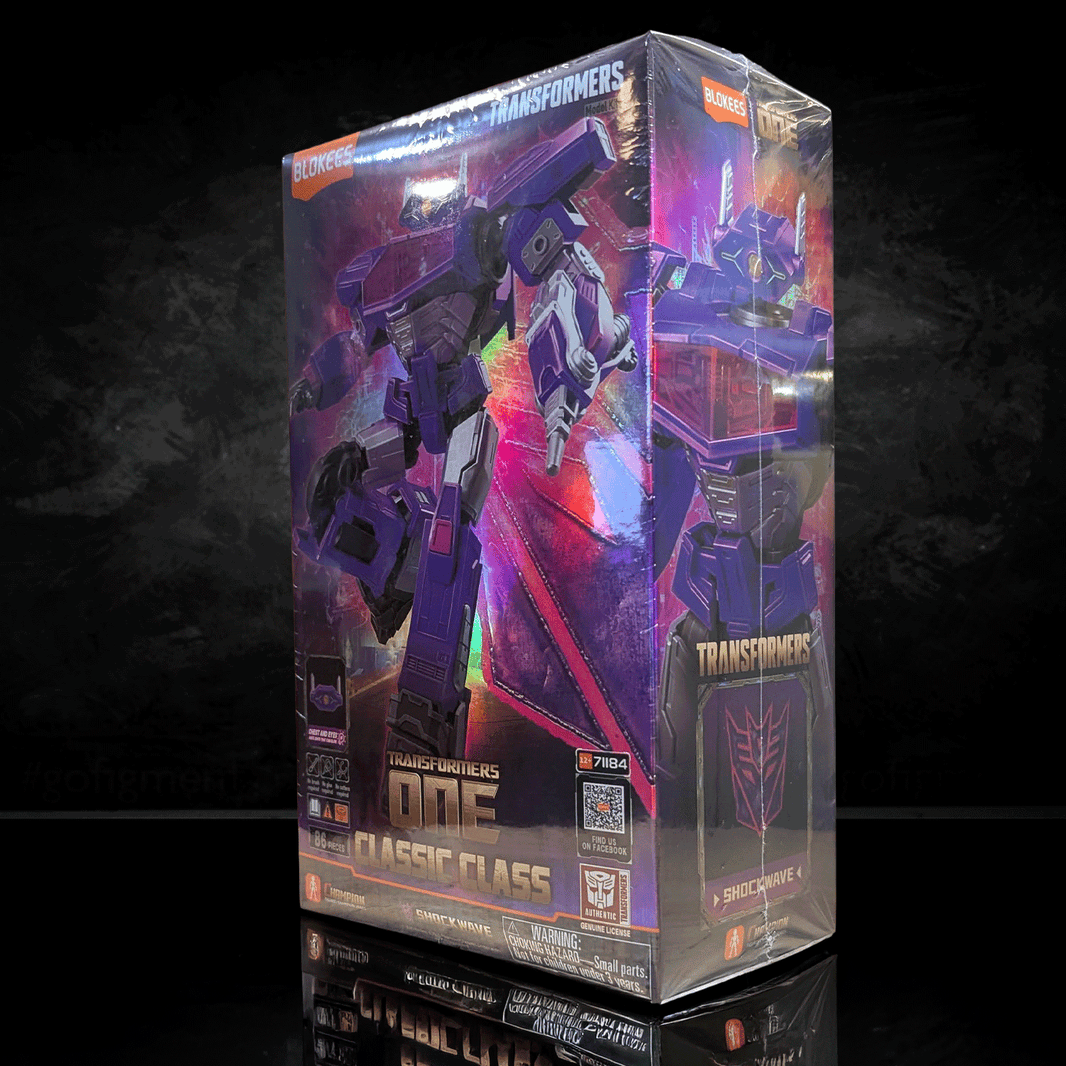 Transformers Classic Class Shockwave Model Kit: Fully Articulated, Light-Up Supreme Guardian