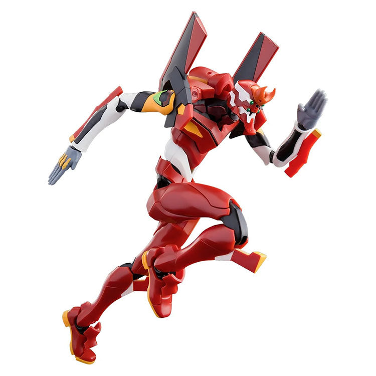 Hasbro Neon Genesis Evangelion Unit 02 Action Edition Blokees Model Kit in dynamic running pose