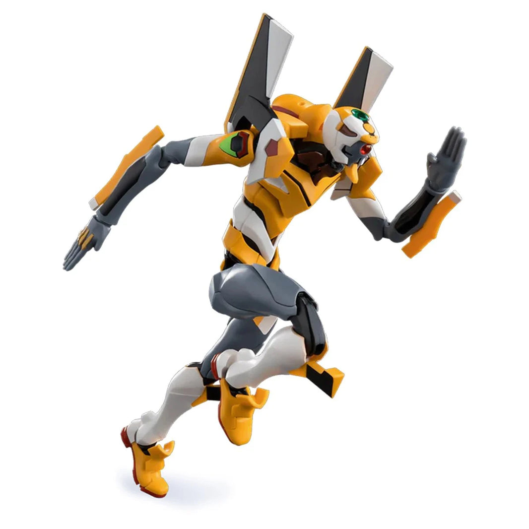 Neon Genesis Evangelion Proto Type-00 Blokees Action Edition Model Kit by Blokees posed in dynamic running stance