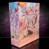 Blokees Vocaloid Sakura Miku Fantastics Series model kit box with cherry blossom and spring theme design