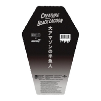 Universal Monsters ReAction+ Creature from the Black Lagoon Clear Blue Action Figure by Super7 3.75 Inch packaging