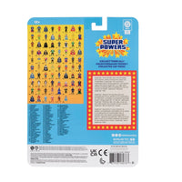 Superman Blue 4.5-Inch Action Figure - DC Super Powers Wave 15 McFarlane Toys back of packaging
