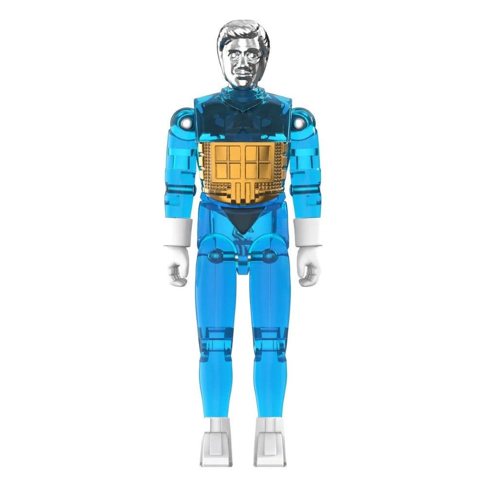 Time Traveler Micronauts Translucent Blue Super7 ReAction+ Action Figure