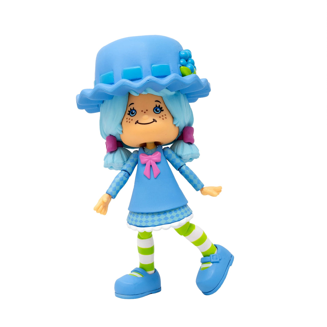 Blueberry Muffing with Cheesecake Strawberry Shortcake CLASSIC Highly Articulated Action Figure 1:12 by Boss Fight Studio Llc in blue outfit