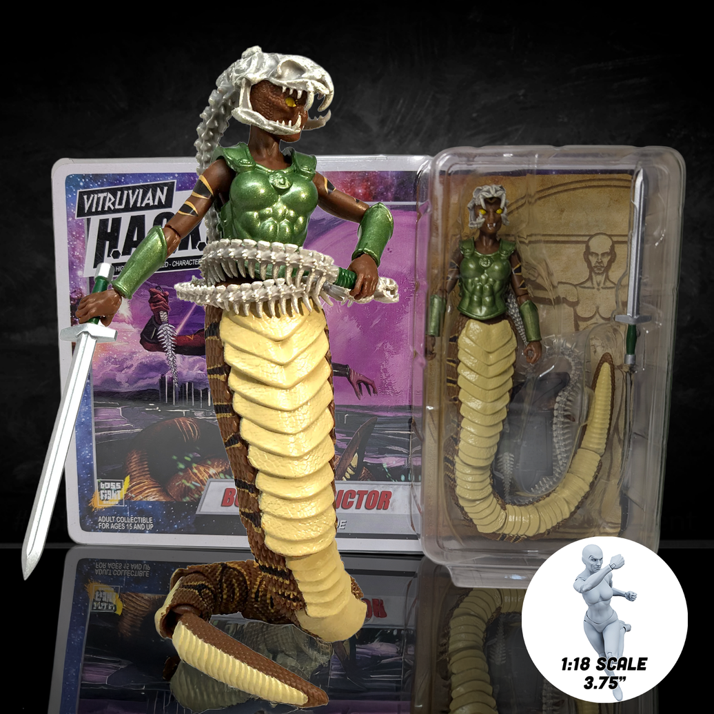 Boa Gorgon Vitruvian H.A.C.K.S. Series 1 Boss Fight Studio 4" Figure