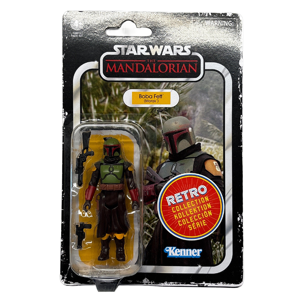 Boba Fett (Morak) Star Wars Retro Collection Action Figure 1:18 Scale MANDO packaged by Kenner