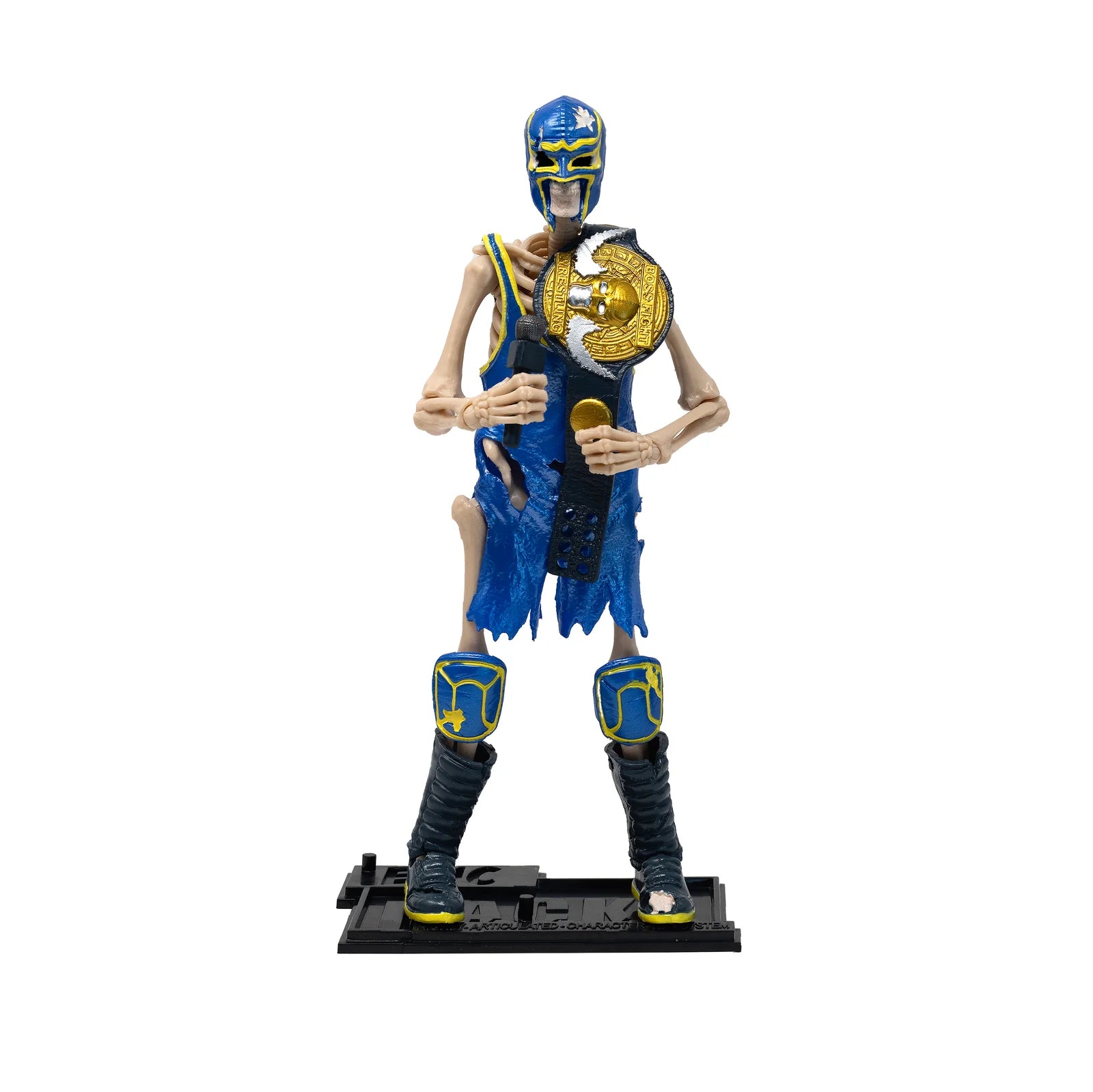 Bonesault: The Acrobatic Skeleton Luchador (Epic H.A.C.K.S.) 6" Action Figure – 1:12 Scale Undead Flyer