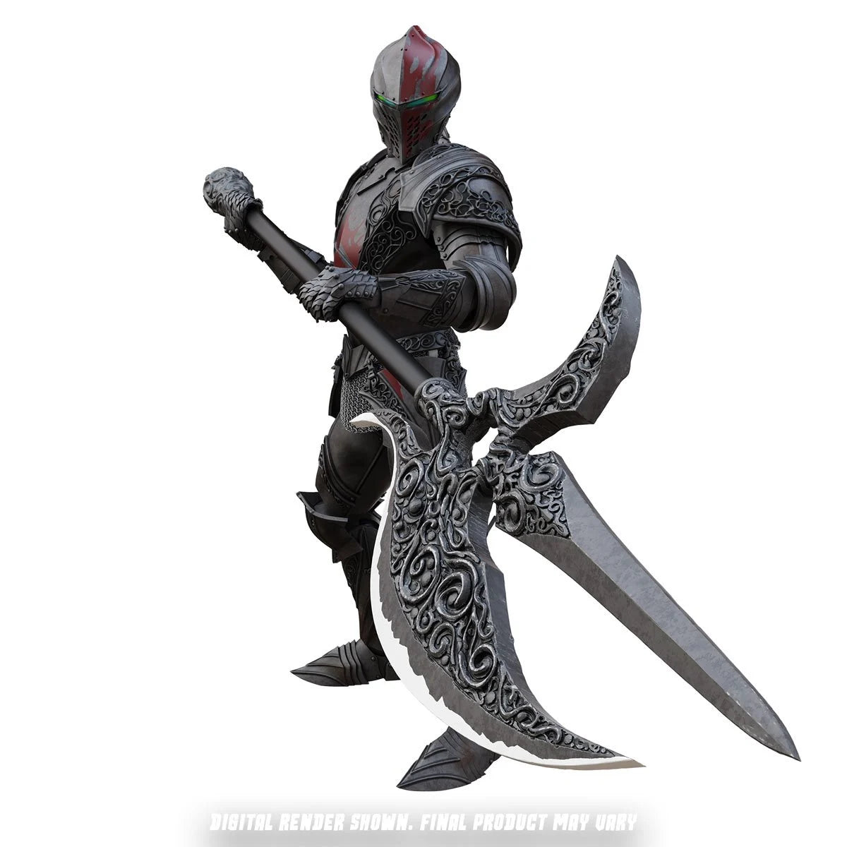 Dire Knight 6" Boss Fight Studio Action Figure Epic HACKS Articulated with ornate battle axe