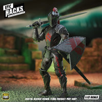 Dire Knight 6" Boss Fight Studio Action Figure Epic HACKS Articulated armored knight with sword and shield