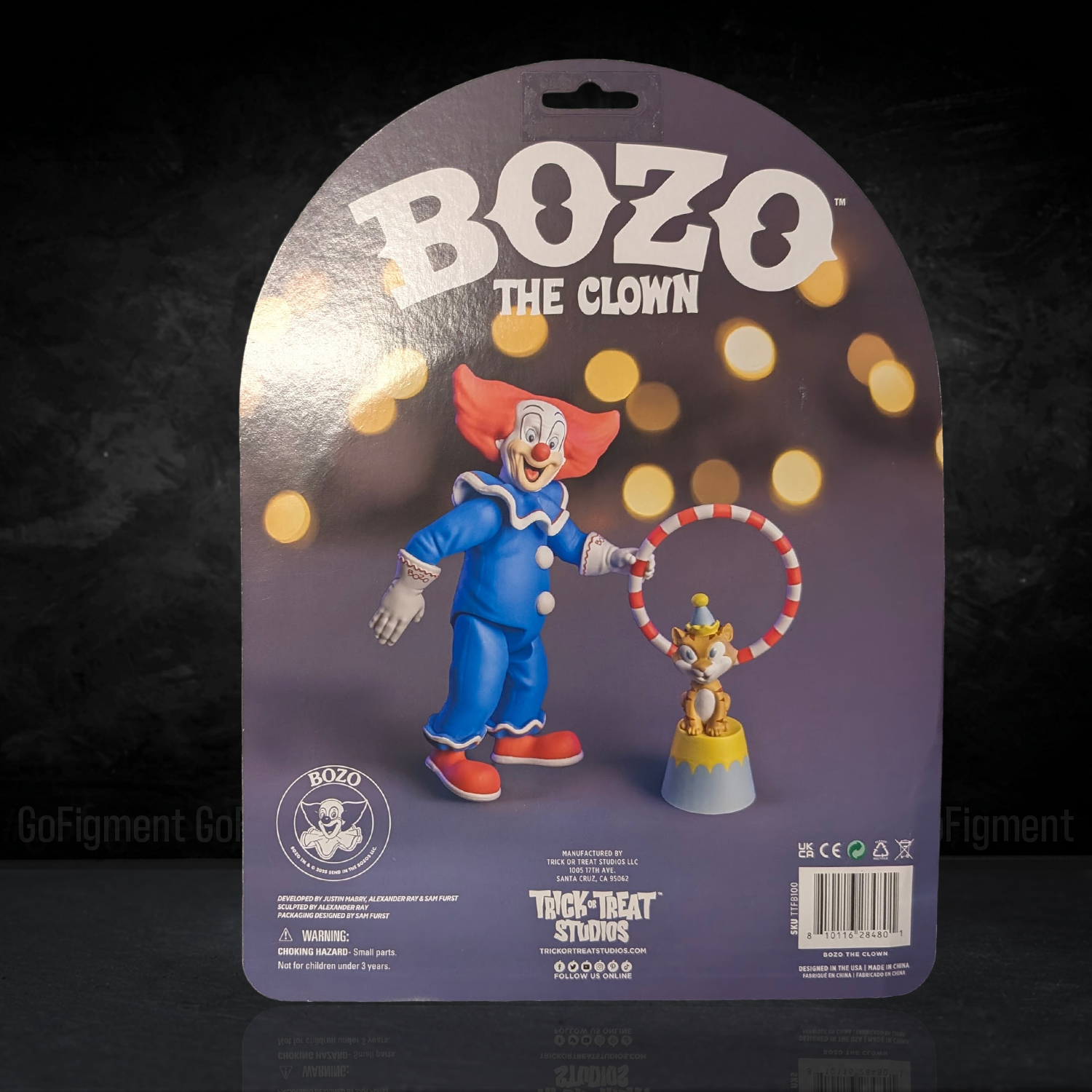 Bozo the Clown 5-Inch Action Figure - Classic TV Icon with Circus Accessories