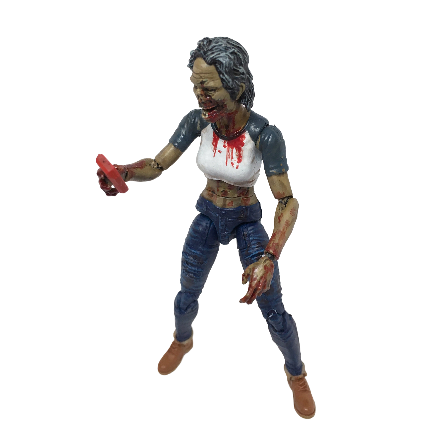 Vitruvian H.A.C.K.S. Series Z Brittanee Bytes 3.75" Action Figure - Brain Eater Zombie