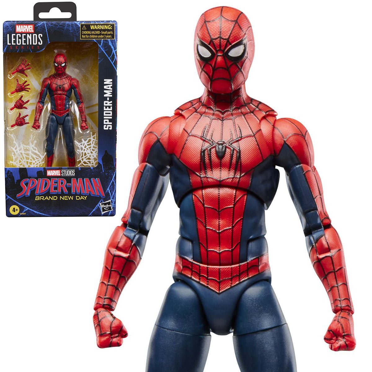 Spider-Man 6-Inch Marvel Legends Spider-Man: Brand New Day Action Figure by Hasbro in packaging