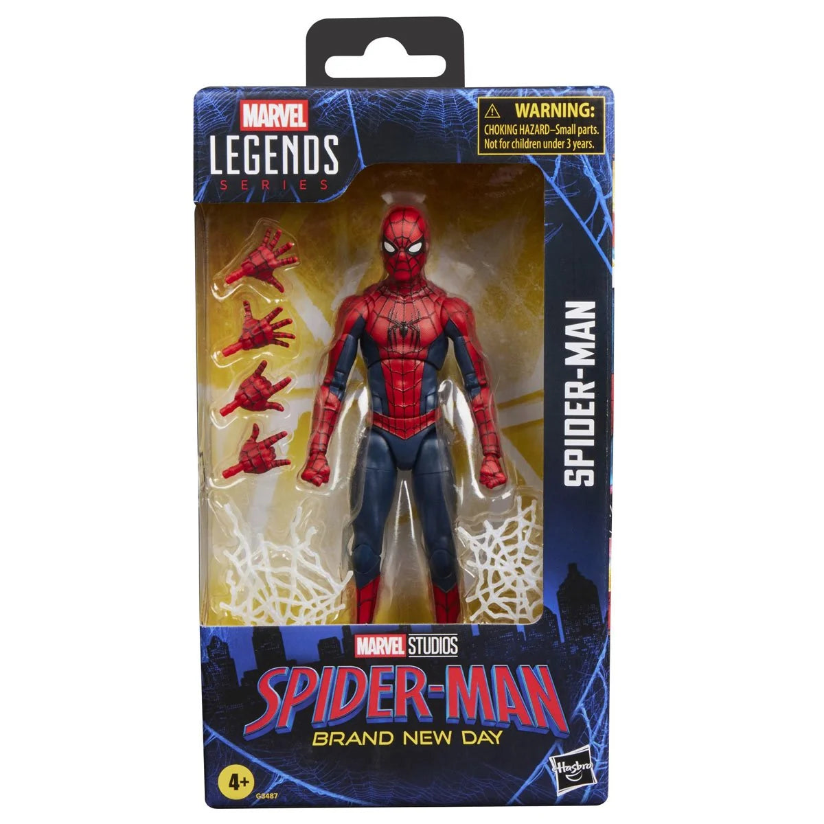 Spider-Man 6-Inch Marvel Legends Spider-Man: Brand New Day Action Figure by Hasbro, new in box