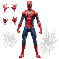 Spider-Man 6-Inch Marvel Legends Spider-Man: Brand New Day Action Figure by Hasbro with alternate hands and web effects