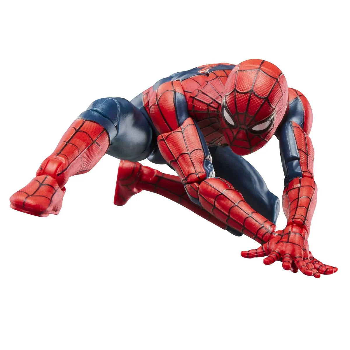 Spider-Man 6-Inch Marvel Legends Spider-Man: Brand New Day Action Figure by Hasbro in crawling pose