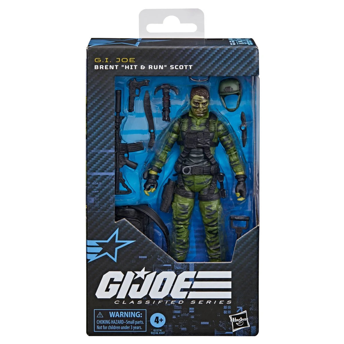 Brent “Hit & Run” Scott "188" G.I. Joe Classified Series 6 inch Action Figure