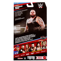 Bronson Reed 6-Inch Mattel Action Figure WWE Elite Series 127 back packaging