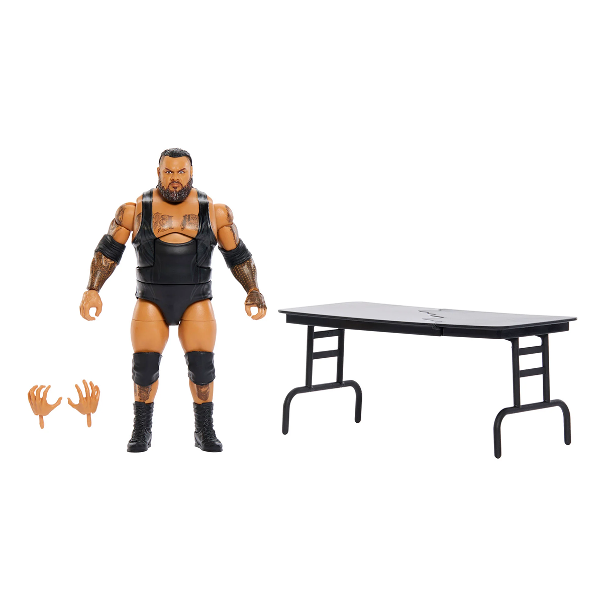 Bronson Reed 6-Inch Mattel Action Figure WWE Elite Series 127 with table and interchangeable hands