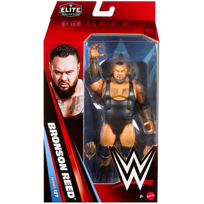 Bronson Reed 6-Inch Mattel Action Figure WWE Elite Series 127 in red packaging