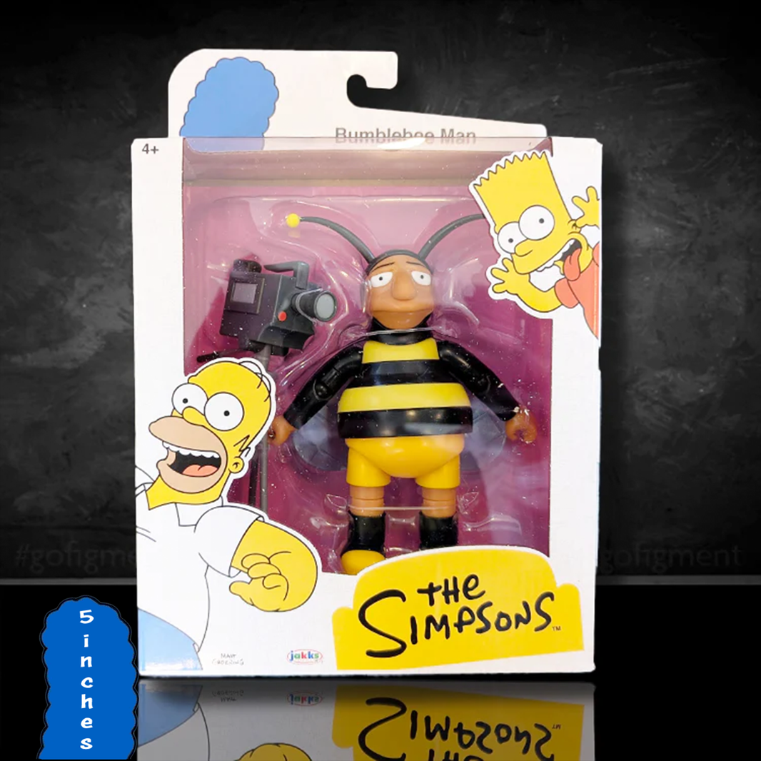 Bumblebee Man Simpson's 5 Inch Action Figure with Video Camera