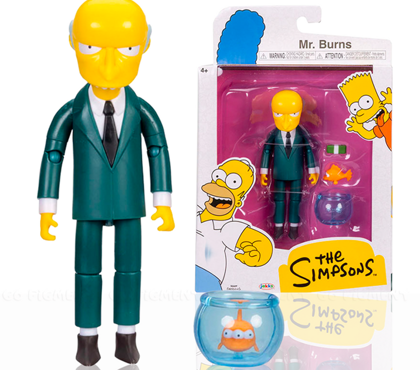 Mr. Burns with Blinky Action Figure – The Simpsons 5in Collectible