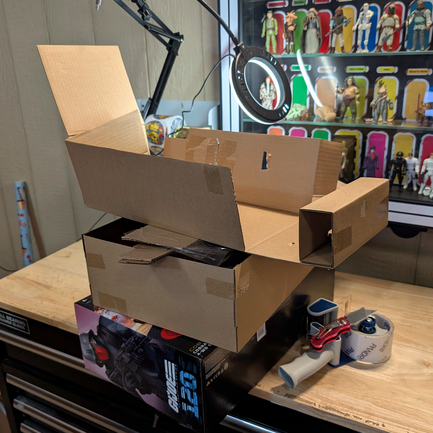 Night Attack Stinger Cobra Jeep and Figure GI Joe Classified Series "Unboxed for International Shipping"