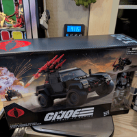 Night Attack Stinger Cobra Jeep and Figure GI Joe Classified Series "Unboxed for International Shipping"
