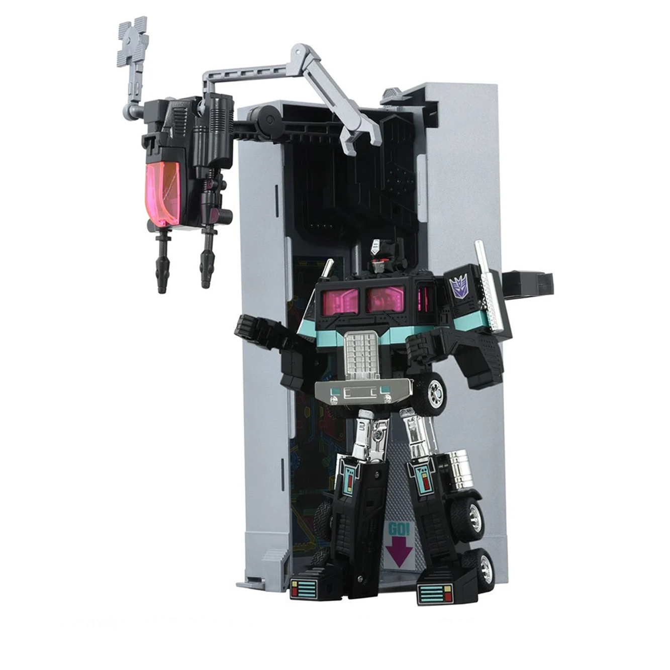 Transformers Missing Link C-01N Nemesis Prime Figure with Trailer & Accessories