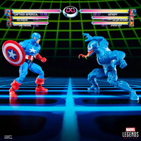 Marvel Legends Series Gamerverse Captain America vs Venom 6-InchFigures