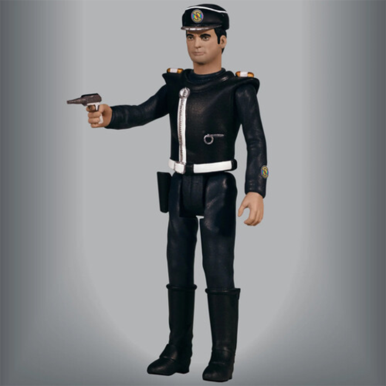 Captain Black 3.75" Captain Scarlet and Mysterons 1:18 Scale Master Replica Retro Action Figure by Master Replica