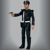 Captain Black 3.75" Captain Scarlet and Mysterons 1:18 Scale Master Replica Retro Action Figure by Master Replica