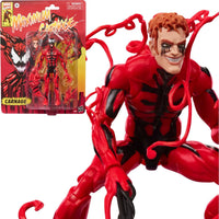 Carnage Spider-Man Maximum Carnage Marvel Legends Retro Cardback Action Figure by Hasbro 6-Inch