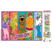 Master Pieces Scooby-Doo 500 piece jigsaw puzzle featuring Mystery Inc. Gang colorful character portraits