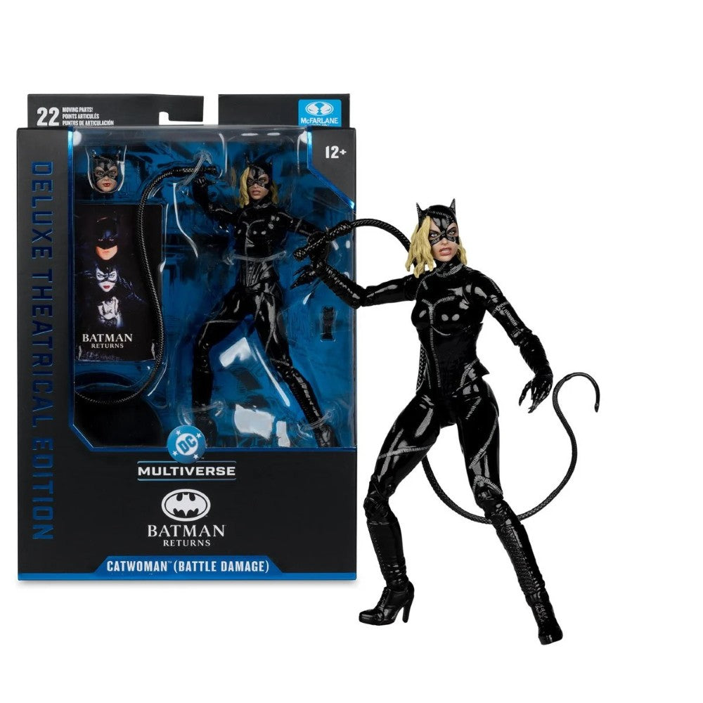 Catwoman Batman DC Multiverse Deluxe Wave 5 Batman Returns Battle Damaged 7-Inch Action Figure by McFarlane