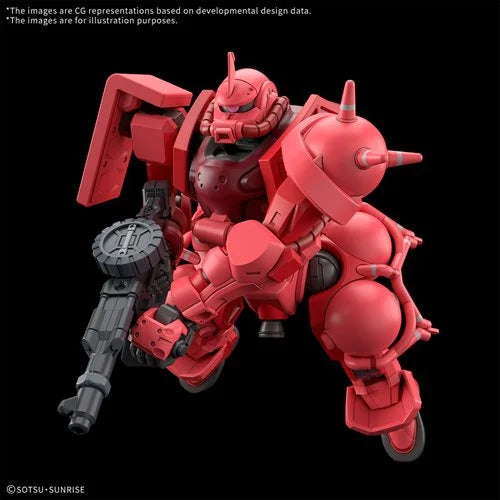 Char's Zaku 5-Inch Model Kit Bandai Hobby Gunpla Gundam