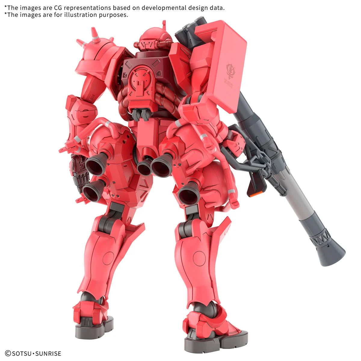 Char's Zaku 5-Inch Model Kit Bandai Hobby Gunpla Gundam