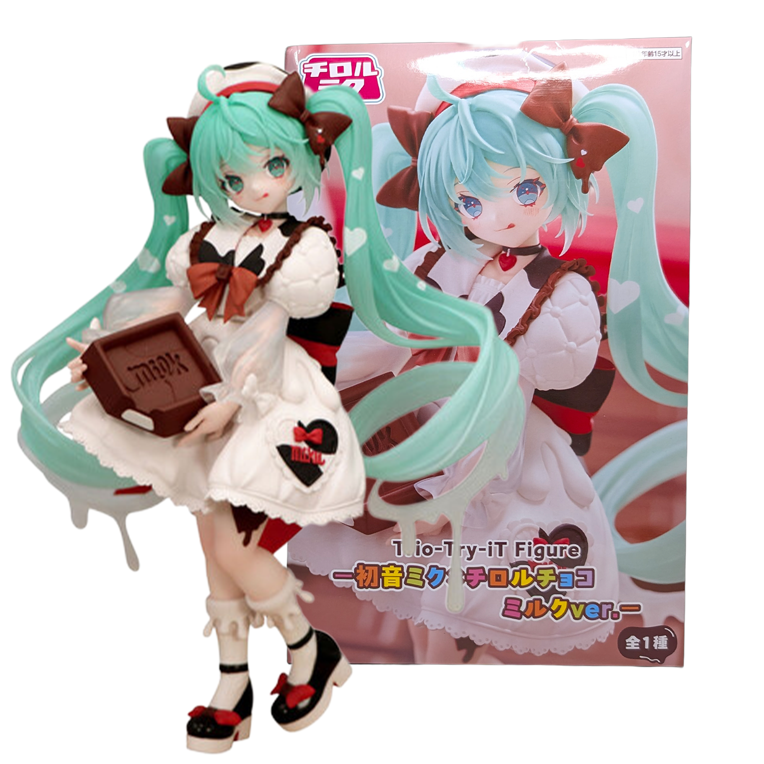 Banpresto Trio-Try-iT Hatsune Miku TIROL Choco Milk Chocolate Version 8 Inch Statue