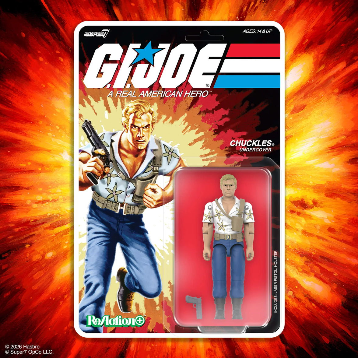 Chuckles G.I. Joe ReAction+ Wave 7 Undercover Agent 4" Action Figure