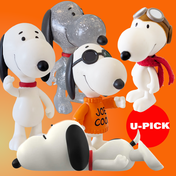 So many Snoopies - ReAction Figures 3.75" from Charles M. Schulz's Peanuts