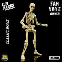 Skeleton Blank Classic Bone 6" Boss Fight Studio Figure Epic HACKS Articulated standing skeleton figure