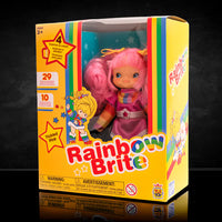 Classic Rainbow Brite 9 inch doll in colorful box by The Loyal Subjects with pink hair and bright outfit