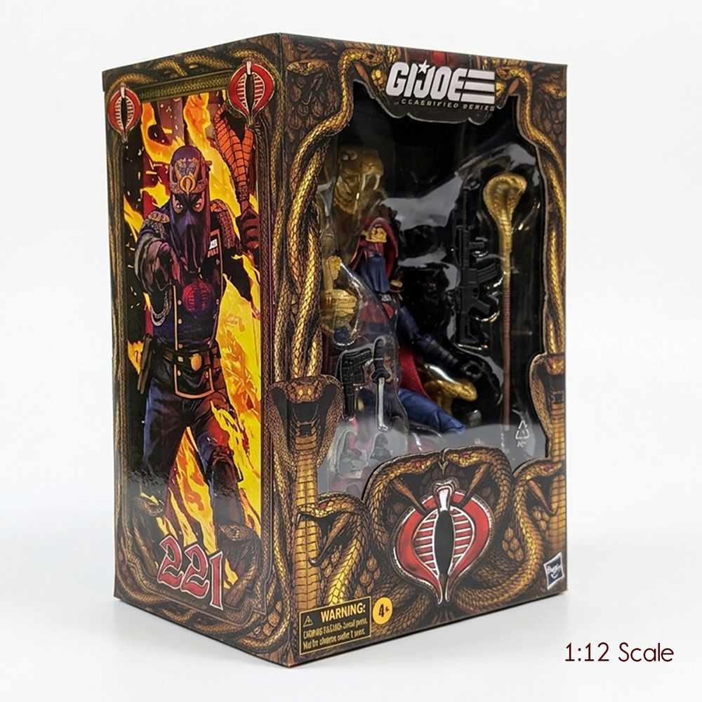 Hasbro Cobra Commander in Dress Uniform 1:12 Scale 6" GI Joe Classified Deluxe Action Figure