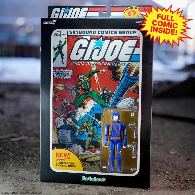 Cobra Commander 3.75-Inch Action Figure Skybound Comic Box Series #1