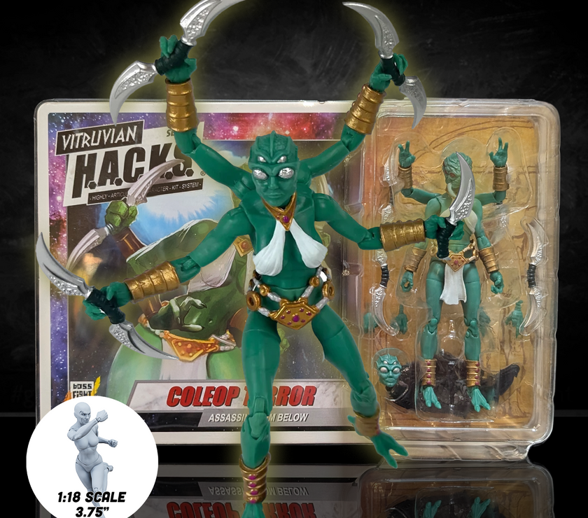 Coleop Terra Assassin from Below Action Figure - Vitruvian H.A.C.K.S.