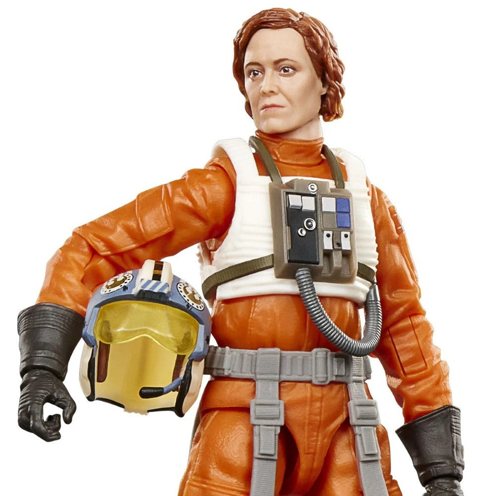Colonel Ward Hasbro Star Wars The Black Series 6-Inch Action Figure holding a pilot helmet
