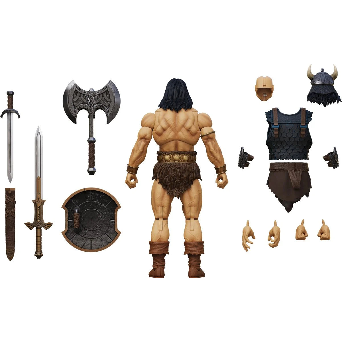 Conan Reaver of the Black Coast 6" Boss Fight Figure Epic HACKS by Boss Fight Studio with weapons and armor