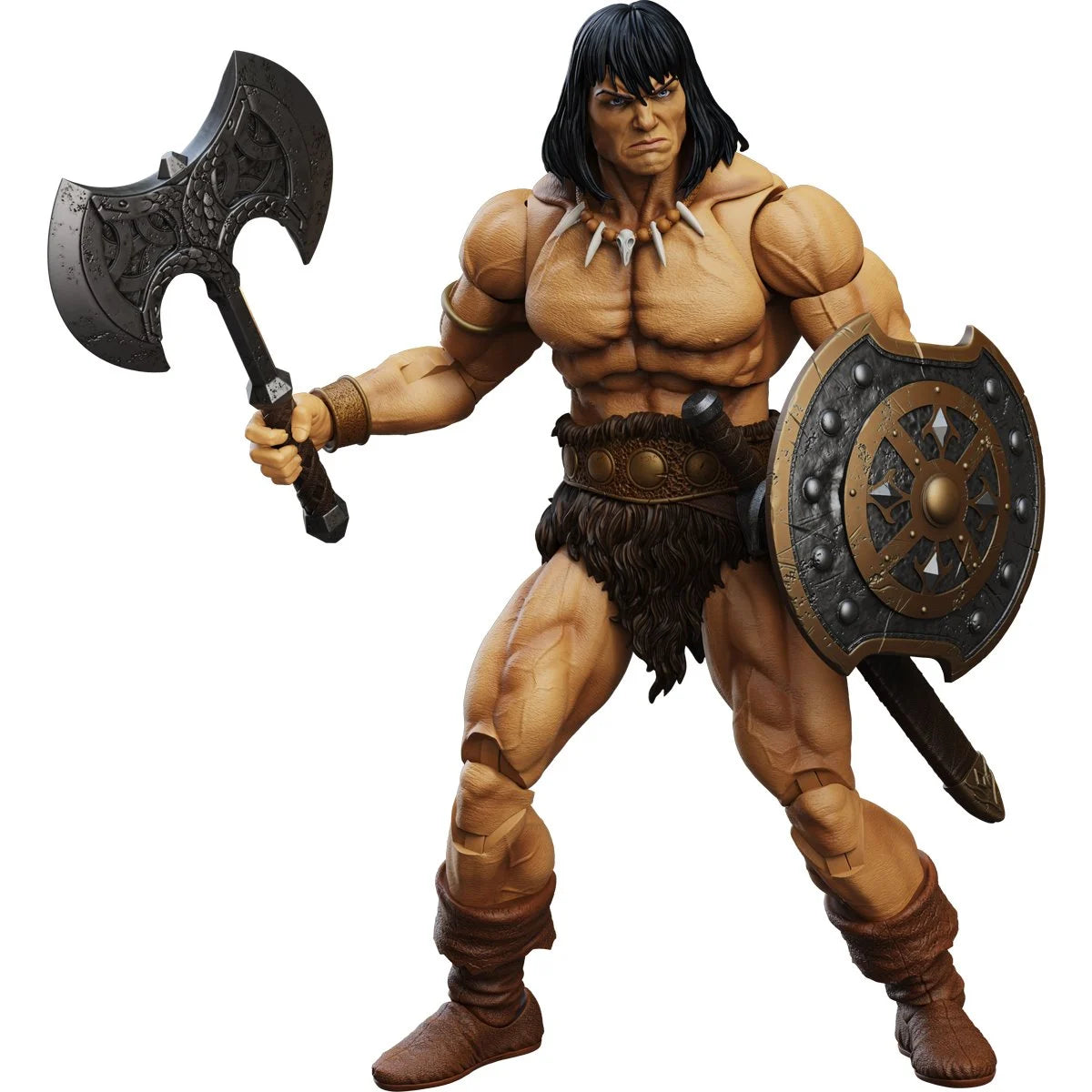 Conan Reaver of the Black Coast 6" Boss Fight Figure Epic HACKS by Boss Fight Studio with axe and shield