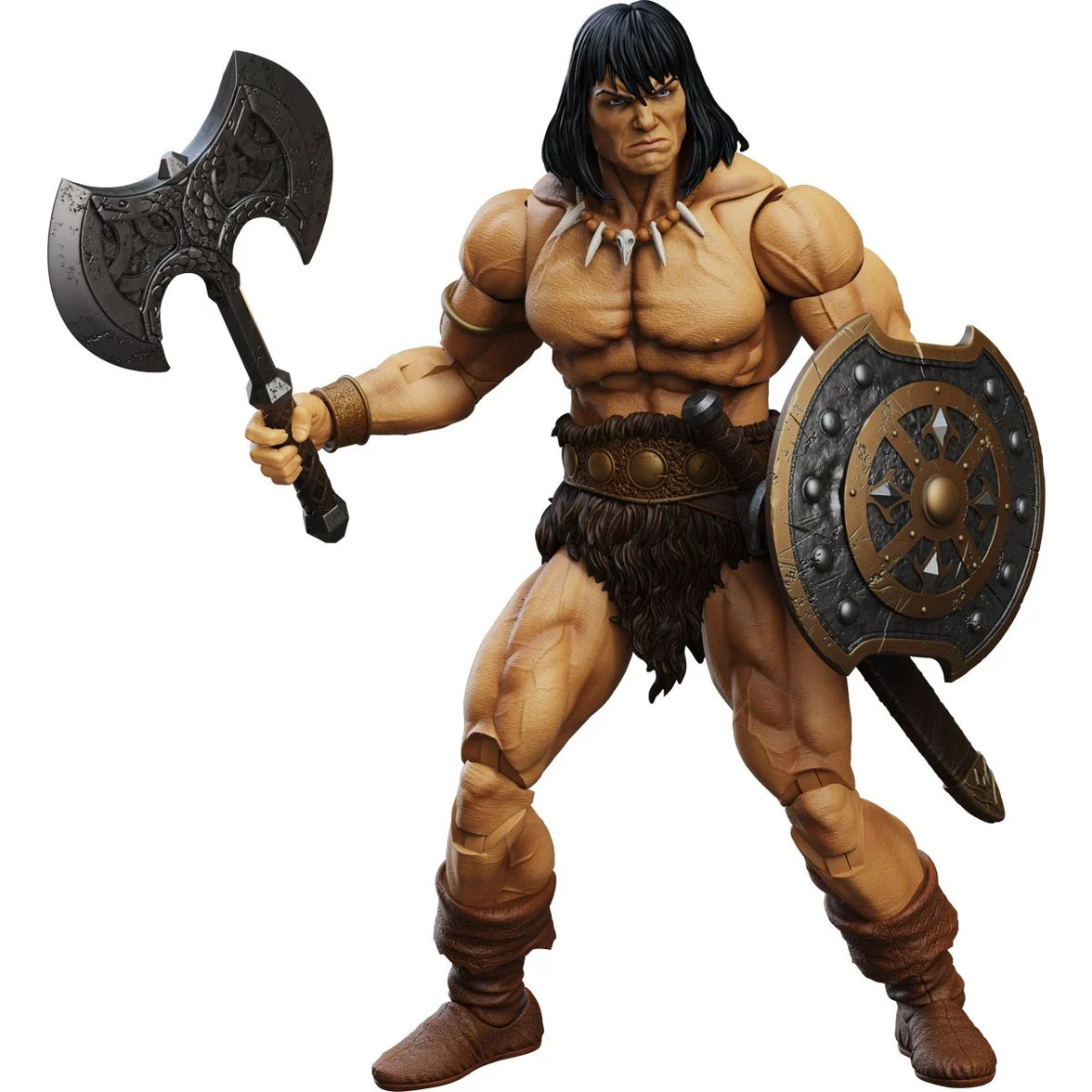 Conan Reaver of the Black Coast 6" Boss Fight Figure Epic HACKS by Boss Fight Studio with axe and shield