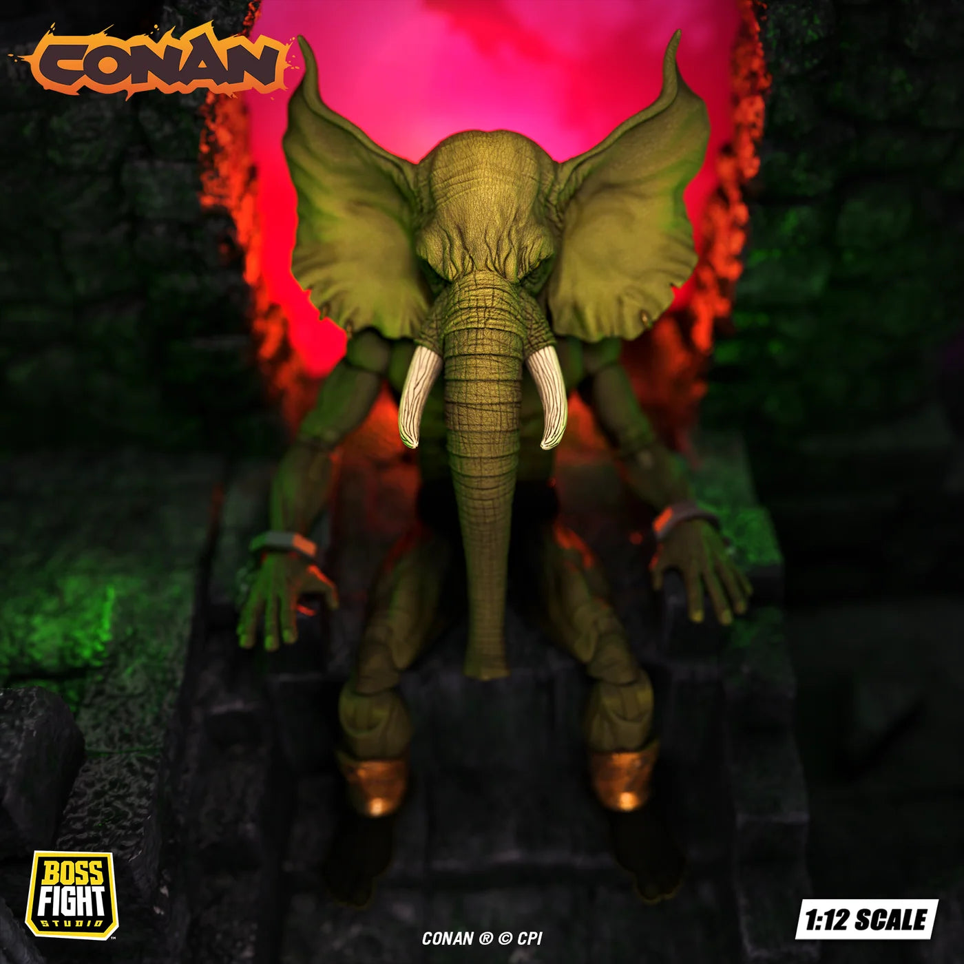 Conan Tower of the Elephant 2-Pack 6" Boss Fight Figure Epic HACKS by Boss Fight Studio elephant figure