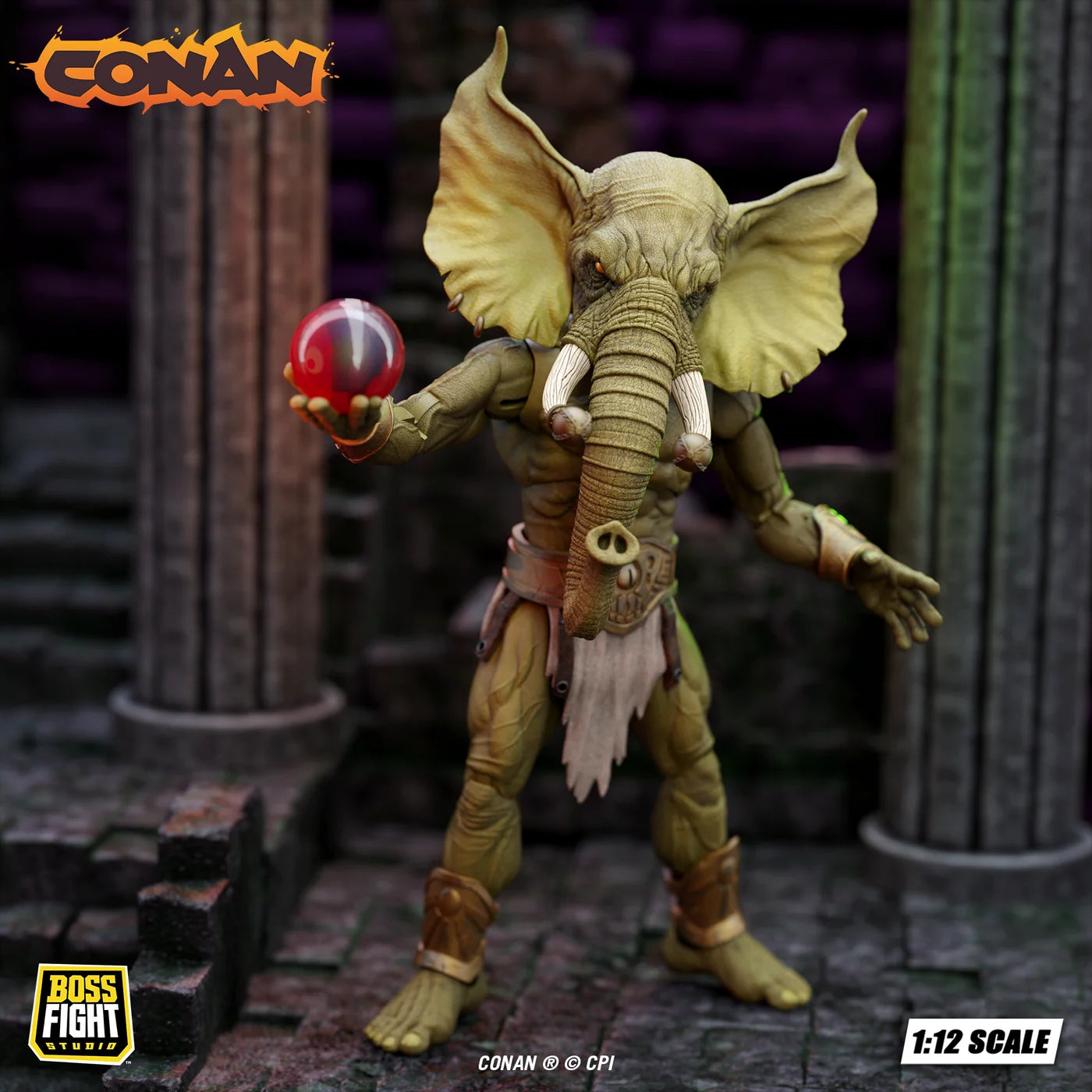 Conan Tower of the Elephant 2-Pack 6" Boss Fight Figure Epic HACKS by Boss Fight Studio elephant figure